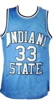 Larry Bird College Basketball Jersey Sewn Blue Any Size - $34.99+
