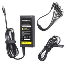 Dc 12V 5A Power Supply Adapter With 8 Splitter Power Cable For Security ... - $27.99
