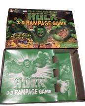 The Incredible Hulk 3D Rampage Board Game - Marvel- ROSE ART - 2003 - £17.31 GBP