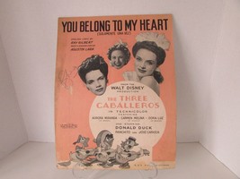 You Belong to My Heart Disney Three Caballeros Sheet Music LaSalle Music 1943 - £3.90 GBP