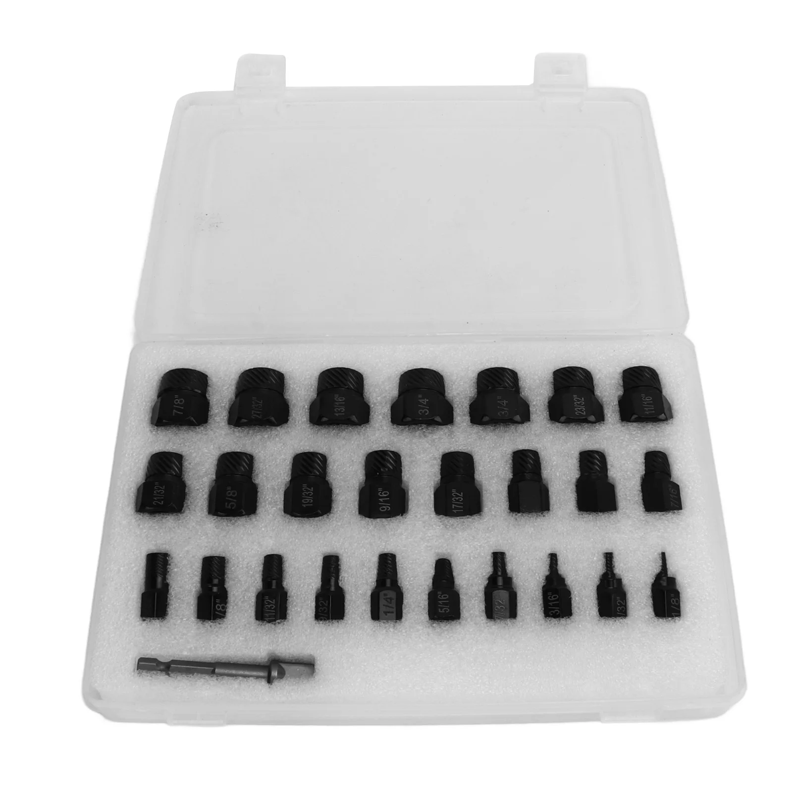 26Pcs Damaged Screw Extractor Set Chrom Molybdenum Steel 3/8 Inch Square Drive H - £86.55 GBP