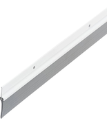 69648 48 In. White Aluminum and Vinyl Heavy-Duty Screw-On Door Sweep - $590.32 MXN
