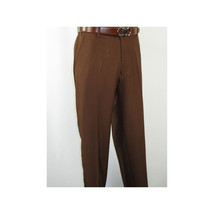 Men Silversilk 2pc walking leisure suit Italian woven knits 3115 Brown Beige image 7