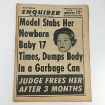 National Enquirer Newspaper September 23 1962 Model Stabs Her Newborn Baby - $28.47