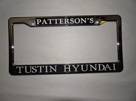 Patterson&#39;s Tustin Hyundai License Plate Frame Dealership Plastic - $18.32