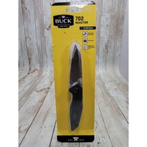 New BUCK Knife Knives 702 REACTOR Folding Liner Lock Pocket Clip Hunting... - $27.97