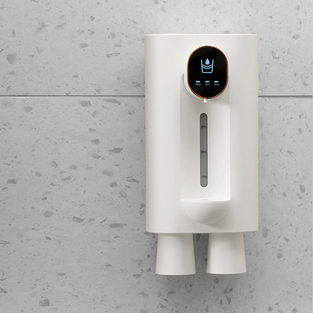 540ML Wireless Smart Mouth Wash Dispenser Pump Automatic Wall Mounted USB - $44.93