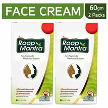 Roop Mantra Ayurvedic Fairness Cream 60gm (Pack of 2) - £20.09 GBP