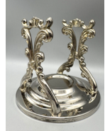 Vintage FD Rogers Silver Plated Gravy Boat Fondue Warming Quilted Candle... - $401.38 MXN