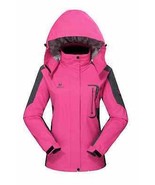 Diamond Candy Hooded Softshell Waterproof Jacket Outdoor Women&#39;s raincoa... - £27.65 GBP