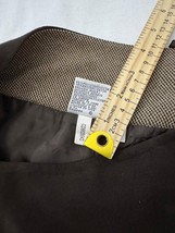 Le Suit Petite Women's Brown A-Line Pull-On Skirt Size 4P Measured Waist 28" image 4