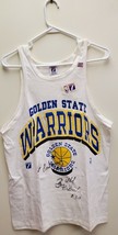 Signed Tim Hardaway + B Owens Vintage Logo7 Golden State Warriors Tank w/ Tags - £116.76 GBP