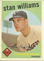 1959 Topps Stan Williams 53 Dodgers EXMT - £2.78 GBP