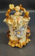 Vintage Japan (Wales) Cherub Ceramic Planter Measures 6&quot; X 3.5&quot; - $29.69