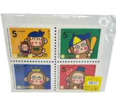 Vintage 1997 Sanrio Monkichi Monkey Stationary Writing Paper 11 Stamp Sheets - £14.86 GBP