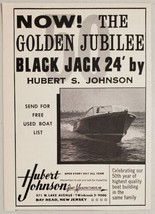 1963 Print Ad Golden Jubilee Black Jack 24&#39; Boats by Hubert Johnson Bay Head,NJ - £8.68 GBP