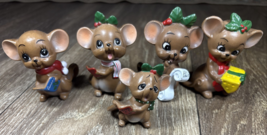 Vintage Josef Originals Christmas Caroling Mouse figurine - $39.99