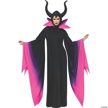 Maleficent Costume Women Evil Queen Villain Gothic Halloween Cosplay FW90262 - £52.26 GBP