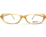 DKNY Eyeglasses Frames 6831 238 Clear Yellow Rectangular Full Rim 51-14-140 - $55.88