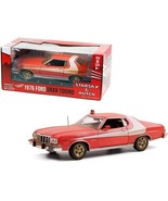 1976 Ford Gran Torino Red with White Stripe (Weathered Version) &quot;Starsky... - £36.61 GBP