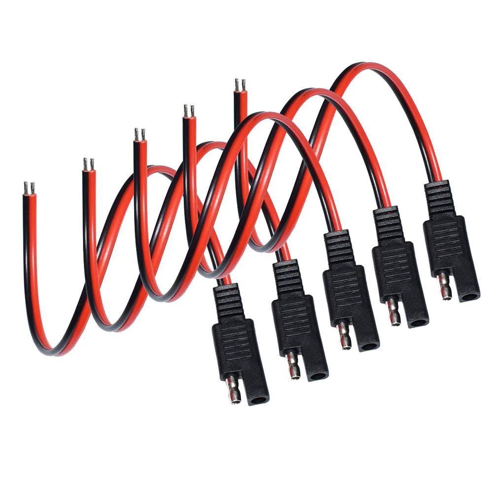 5pcs SAE Single Ended Extension Cabl 18AWG SAE Quick Disconnect  Cable  Automobi - £107.17 GBP