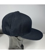 Top of the World Fitted Baseball Hat Cap Solid Black Adult Size 7 7/8 Wo... - £12.50 GBP