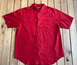 Hurley men’s Short Sleeve polo Shirt size L IN red EUC C5 - £11.60 GBP