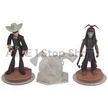 Disney Infinity Lone Ranger Play Set Lone Ranger &amp; Tonto with Crystal - $293.68 MXN