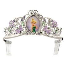 Disney Store Tinkerbell Tinker Bell Fairy Costume Tiara Crown - £15.92 GBP