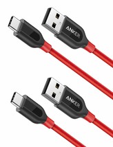 [2-Pack] Anker PowerLine+ USB C to USB A Fast Charging Cable, for Samsung Galaxy - $25.99+