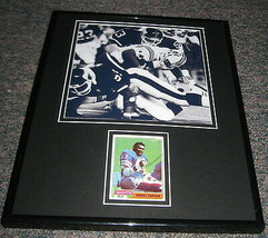 Harry Carson Signed Framed 11x14 Photo Display Giants - £64.29 GBP