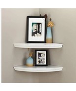  Modern Wall Monted Corner Shelves, Corner Display Floating shelf for Be... - $568.32 MXN