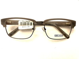 Robert Mitchel Eyeglasses Frames RM 202212 GR Grey Rectangle Full Rim 56... - $653.08 MXN