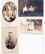(4) Mayberry &amp; Blankenfeld Family of Nebraska RPPC Photo Postcards - $69.50