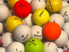 36 Near Mint AAAA Wilson Used Golf Balls...Full Mix Including Color - £24.11 GBP