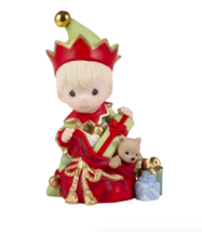 Precious Moments Christmas Annual Elf Figurine New 2022 221013 - £38.98 GBP