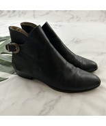 Vittorio Ricci Womens Vintage 90s Ankle Boots Size 8.5 Black Leather Poi... - $58.20 CAD