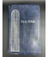 Holy Bible KJV Giant Print Red Letter Thomas Nelson Navy Bonded Leather ... - £11.42 GBP
