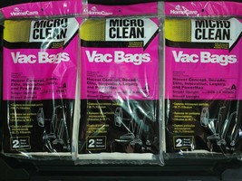 MICRO CLEAN VACUUM CLEANER BAGS, TYPE: A, HOOVER UPRIGHT, #217  Lot of 3... - $9.49