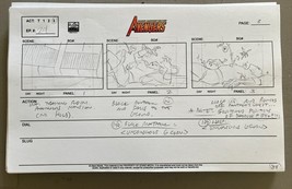 Marvels Avengers Earths Mightiest Heroes Animated Series Storyboards EP 29 Act 3 - £29.88 GBP