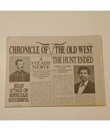 Chronicle of the Old West May 2007 Miles&#39; Attack on Minnicoiju Successful - $7.69