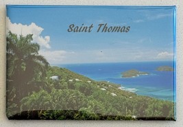 Saint Thomas Virgin Islands Refrigerator Magnet Ocean View - £11.67 GBP