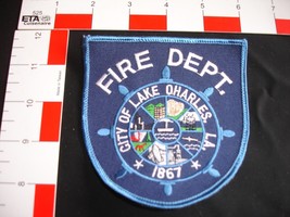 firefighter fire fighing vintage patch  - £7.11 GBP