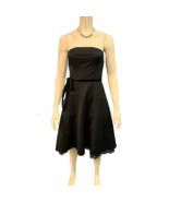 Express Black Strapless Organza Dress Size 6 - $29.40