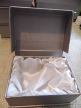 Set of 8 Silve Gift Box w/White Silky interior, 3.25&quot;x 2.5&quot;x1.25&quot;H LAST ... - £12.87 GBP