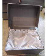 Set of 8 Silve Gift Box w/White Silky interior, 3.25&quot;x 2.5&quot;x1.25&quot;H LAST ... - £12.90 GBP