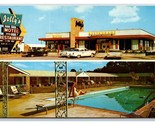 Poolside Jolly&#39;s Motel Dual View Cave City Kentucky KY UNP Chrome Postca... - £3.06 GBP