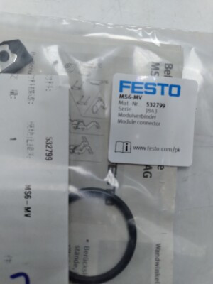 NEW Festo M56-MV 532799 Module Connector, Size 6, Thread Clamp, Steel Sc... - $14.60