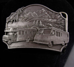 Vintage RV Belt Buckle - SISKIYOU camper buckle -  Men&#39;s retirement gift... - £59.73 GBP
