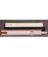 Mannheim Type Slide Rule 4053-Keuffel Esser Co New York-Pat1934232-Leath... - £88.75 GBP